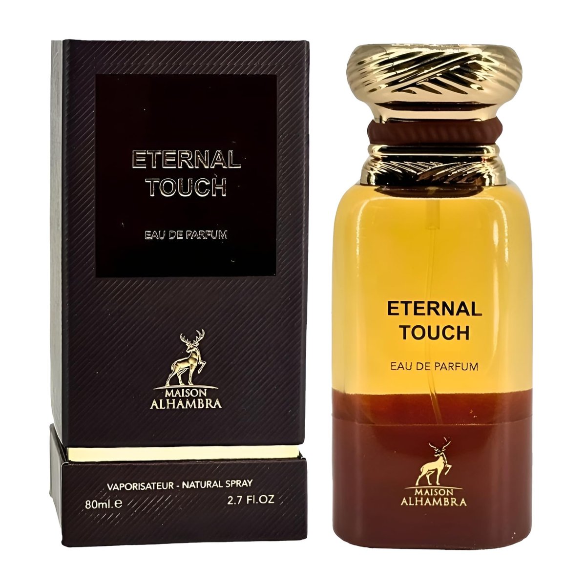 Maison Alhambra Eternal Touch Eau de Parfum – Spicy, Gourmand, Woody & Sweet Long-Lasting Fragrance for Men, 2.7 oz (80 ml) - görsel 4