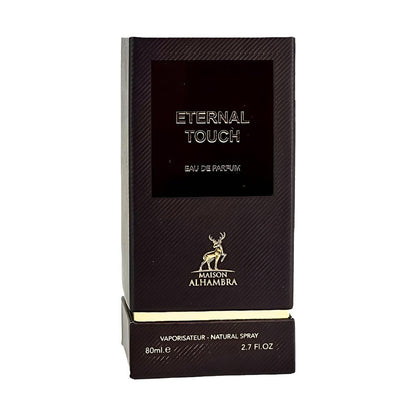 Maison Alhambra Eternal Touch Eau de Parfum – Spicy, Gourmand, Woody & Sweet Long-Lasting Fragrance for Men, 2.7 oz (80 ml)