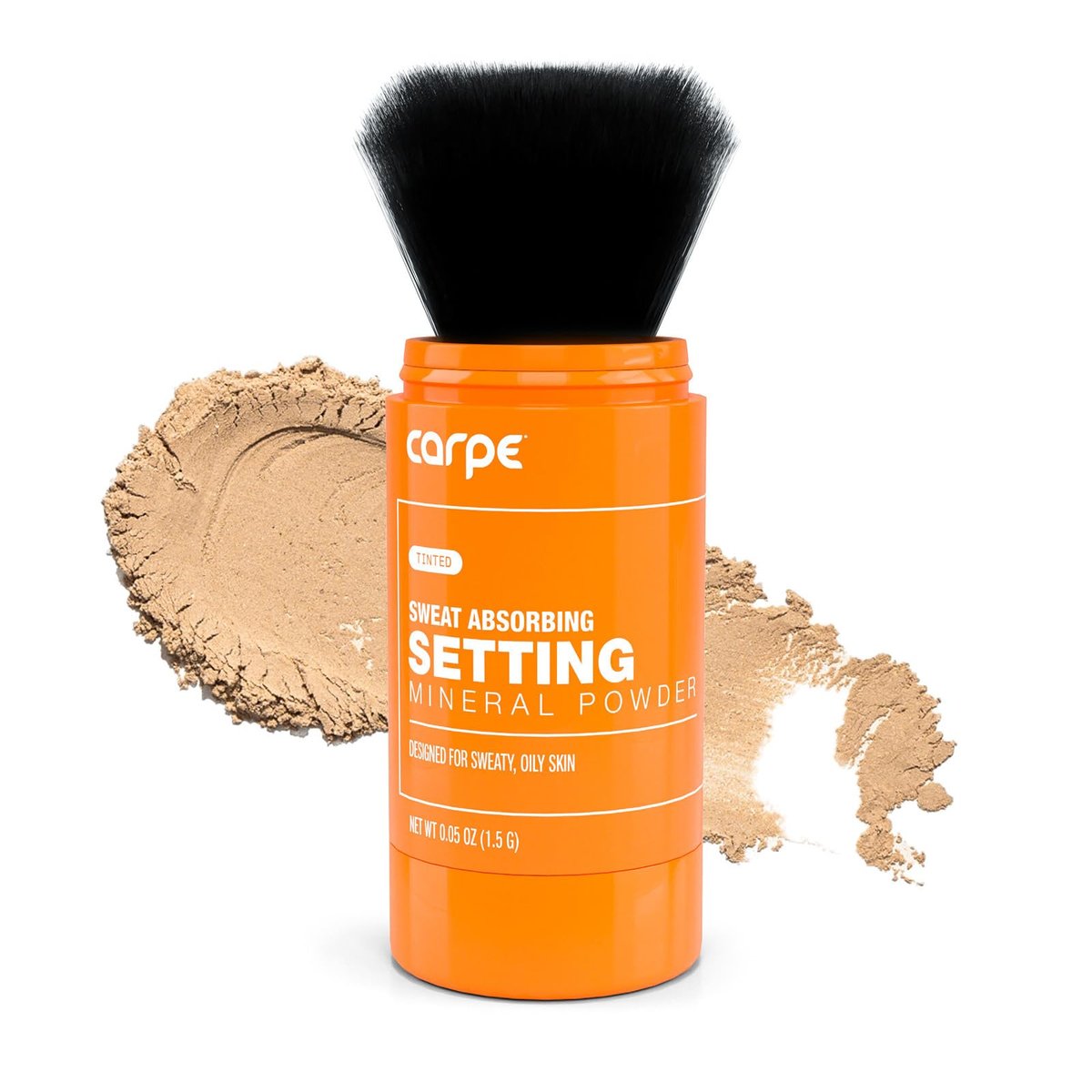 Carpe Sweat Absorbing Translucent Mineral Powder – Mess-Free Loose Powder for Oil & Sweat Control, Makeup Setting Powder for Oily Skin, Matte Finish, Gentle on Skin Avelisse