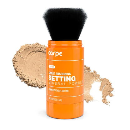 Carpe Sweat Absorbing Translucent Mineral Powder – Mess-Free Loose Powder for Oil & Sweat Control, Makeup Setting Powder for Oily Skin, Matte Finish, Gentle on Skin Avelisse