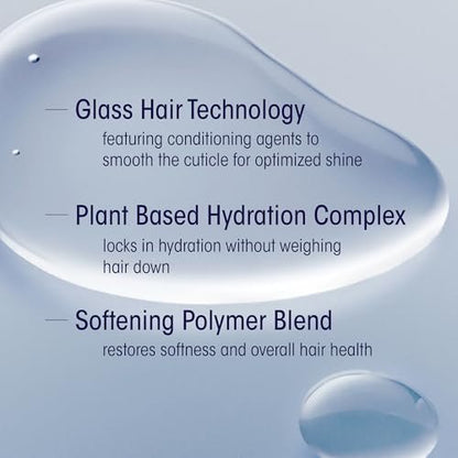 Oribe Mirror Rinse Glass Hair Treatment - Smoothing Shine Mask, Hydrates & Conditions, Reduces Frizz, 5.9 oz Avelisse