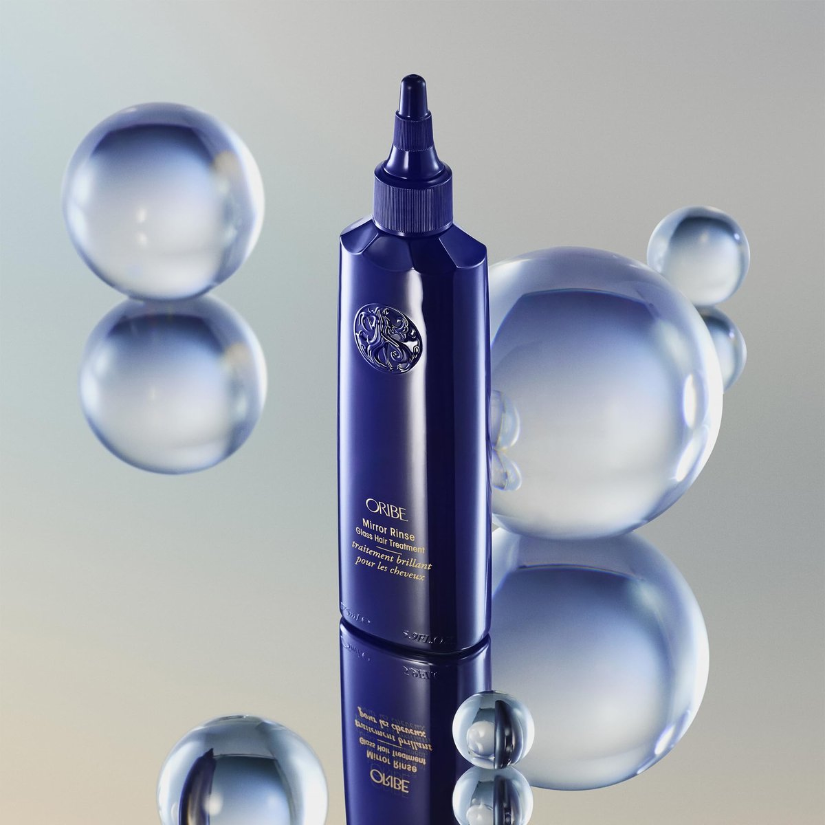 Oribe Mirror Rinse Glass Hair Treatment - Smoothing Shine Mask, Hydrates & Conditions, Reduces Frizz, 5.9 oz Avelisse