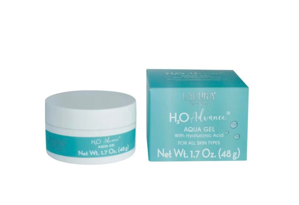 H,O Advance AQUA GEL - Turquoise - 1.7 oz (48 g) - Hydrating Anti-Aging Gel - görsel 1