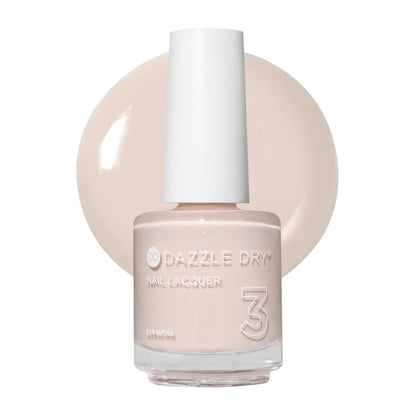 Dazzle Dry Nail Lacquer (Step 3) - So On Pointe - Pale Almond Cream, Semi-Sheer, 0.5 fl oz Avelisse
