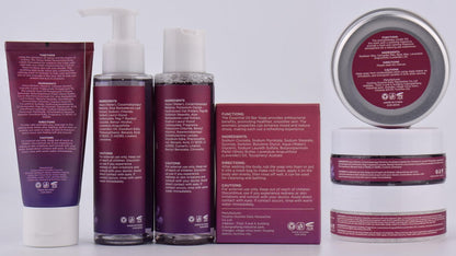 GOWLAVER Purple Spa Gift Basket for Women - Relaxation Stress Relief Self Care Kit Avelisse
