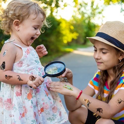 Fancy Land 140Pcs Safari Temporary Tattoos for Kids – Jungle Animal Individual Tattoos for Wild Theme Birthday Party Decorations, Favors, Baby Shower Supplies, Goodie Bag Stuffers - görsel 16