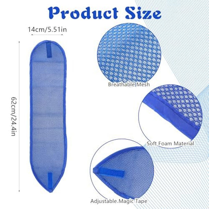 JJUNW 4 Pack Mesh Hair Wraps for Black Women - Breathable Headbands for Sleeping, Face Wash, Spa, and Makeup
