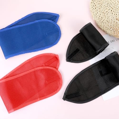 JJUNW 4 Pack Mesh Hair Wraps for Black Women - Breathable Headbands for Sleeping, Face Wash, Spa, and Makeup - görsel 14