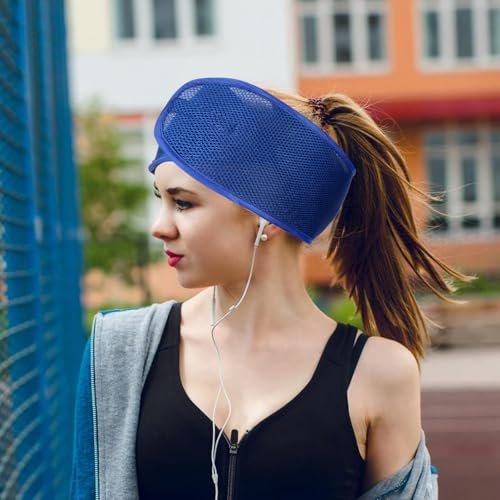 JJUNW 4 Pack Mesh Hair Wraps for Black Women - Breathable Headbands for Sleeping, Face Wash, Spa, and Makeup - görsel 12