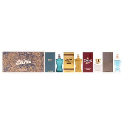 Jean Paul Gaultier Miniatures Set for Men - 4-Piece Eau de Toilette Gift Collection Avelisse