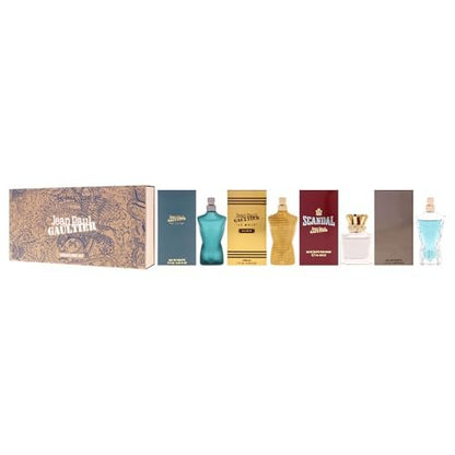 Jean Paul Gaultier Miniatures Set for Men - 4-Piece Eau de Toilette Gift Collection Avelisse