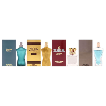 Jean Paul Gaultier Miniatures Set for Men - 4-Piece Eau de Toilette Gift Collection Avelisse