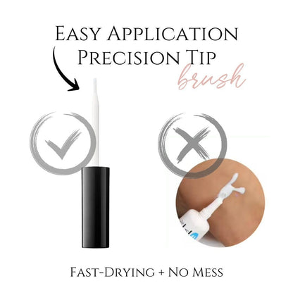 True Beauty Lashes Gentle Formula Lash Glue – 24 Hour Hold, Aloe-Infused, Dries Clear, Water Resistant Avelisse