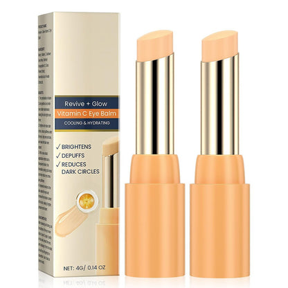 Tbexem Revive Glow Vitamin C Eye Balm - Hydrating Eye Cream for Dark Circles, Brightening & Puffiness (2-Pack) Avelisse