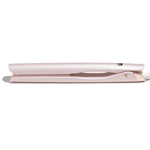 T3 SinglePass Smooth X Professional Flat Iron - Extra-Long Ceramic Plates, 9 Heat Settings, Satin Blush Avelisse