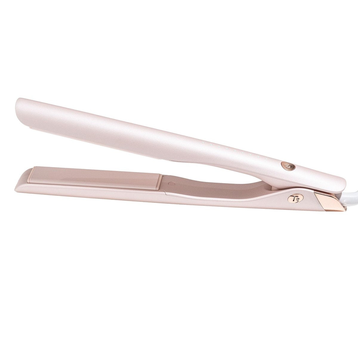 T3 SinglePass Smooth X Professional Flat Iron - Extra-Long Ceramic Plates, 9 Heat Settings, Satin Blush Avelisse