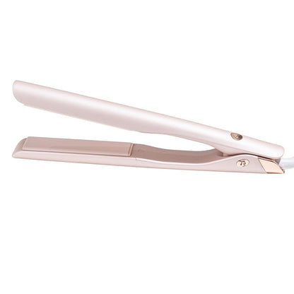 T3 SinglePass Smooth X Professional Flat Iron - Extra-Long Ceramic Plates, 9 Heat Settings, Satin Blush Avelisse