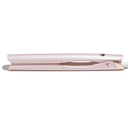 T3 SinglePass Smooth X Professional Flat Iron - Extra-Long Ceramic Plates, 9 Heat Settings, Satin Blush Avelisse