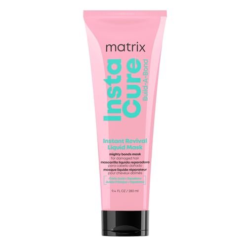 Matrix Instacure Build-A-Bond Instant Revival Liquid Mask - Strengthening Hair Repair for Very Damaged Hair, Citric Acid & Squalane, Softens & Smooths, Vegan & Sulfate-Free, 9.4 Fl Oz Avelisse