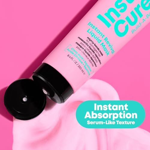 Matrix Instacure Build-A-Bond Instant Revival Liquid Mask - Strengthening Hair Repair for Very Damaged Hair, Citric Acid & Squalane, Softens & Smooths, Vegan & Sulfate-Free, 9.4 Fl Oz Avelisse