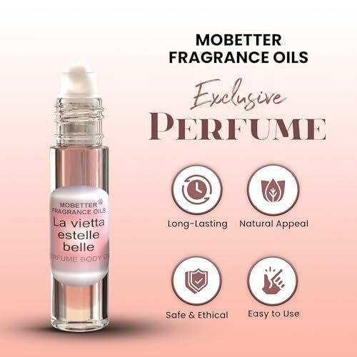 MOBETTER FRAGRANCE OILS Lavitta Estelle Belle Women Perfume Body Oil – 0.33 Fl Oz Avelisse