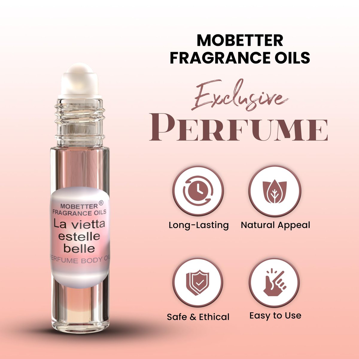 MOBETTER FRAGRANCE OILS Lavitta Estelle Belle Women Perfume Body Oil – 0.33 Fl Oz Avelisse