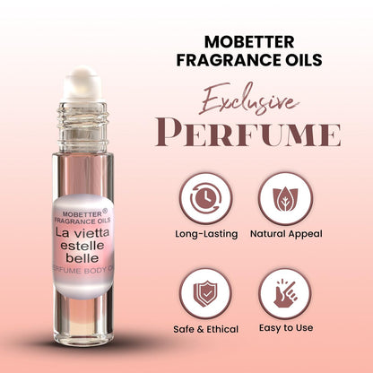 MOBETTER FRAGRANCE OILS Lavitta Estelle Belle Women Perfume Body Oil – 0.33 Fl Oz Avelisse