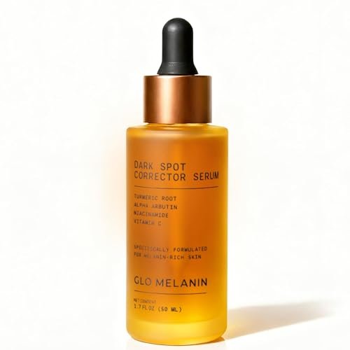 Glo Melanin Dark Spot Remover & Corrector Serum for Face with Vitamin C | Reduces Hyperpigmentation & Discoloration Avelisse