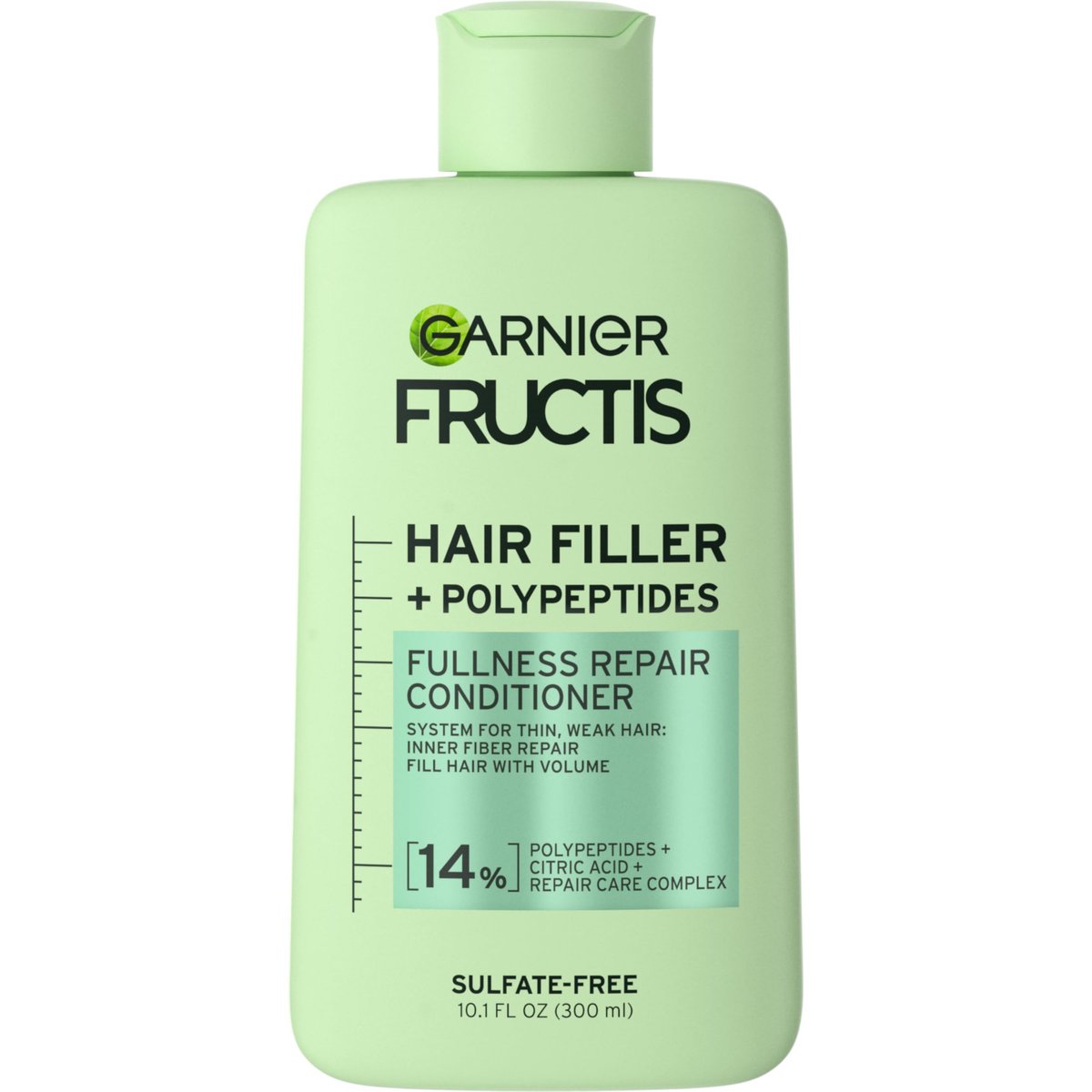 Garnier Fructis Hair Filler Fullness Repair Conditioner for Thin, Weak Hair with Polypeptides and Hair Repair Complex, 10.1 Fl Oz - görsel 2
