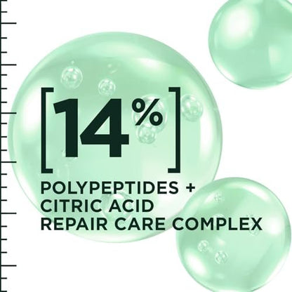 Garnier Fructis Hair Filler Fullness Repair Conditioner for Thin, Weak Hair with Polypeptides and Hair Repair Complex, 10.1 Fl Oz