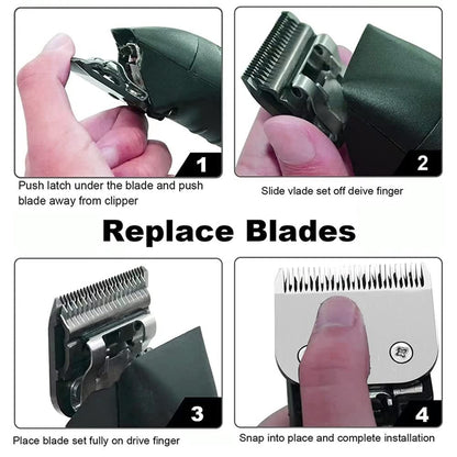 Maxeylead Replacement Clipper Blade Compatible with Oster Detachable Classic 76 Octane Clipper, Size #00000 (0.2mm) Avelisse