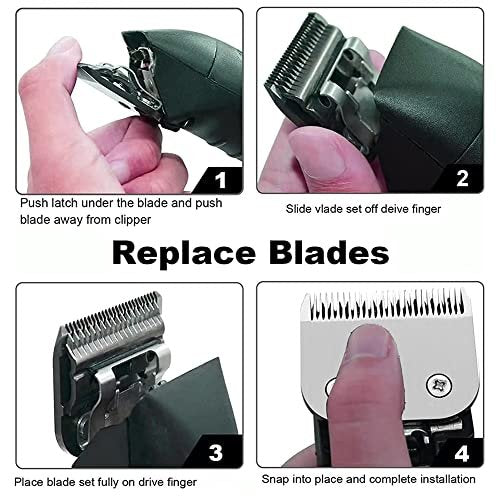 Maxeylead Replacement Clipper Blade Compatible with Oster Detachable Classic 76 Octane Clipper, Size #00000 (0.2mm) Avelisse