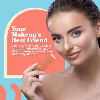 LE GUSHE All-in-One Face Balm Stick - Under Eye Brightener, Anti-Aging Under Eye Balm with Salmon Roe Extract & Collagen - for Fine Lines & Wrinkles - Use on Face, Forehead, Neck