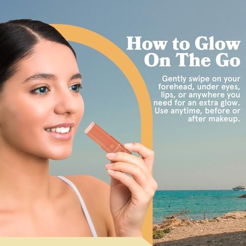 LE GUSHE All-in-One Face Balm Stick - Under Eye Brightener, Anti-Aging Under Eye Balm with Salmon Roe Extract & Collagen - for Fine Lines & Wrinkles - Use on Face, Forehead, Neck - görsel 4