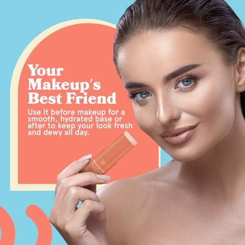 LE GUSHE All-in-One Face Balm Stick - Under Eye Brightener, Anti-Aging Under Eye Balm with Salmon Roe Extract & Collagen - for Fine Lines & Wrinkles - Use on Face, Forehead, Neck - görsel 14
