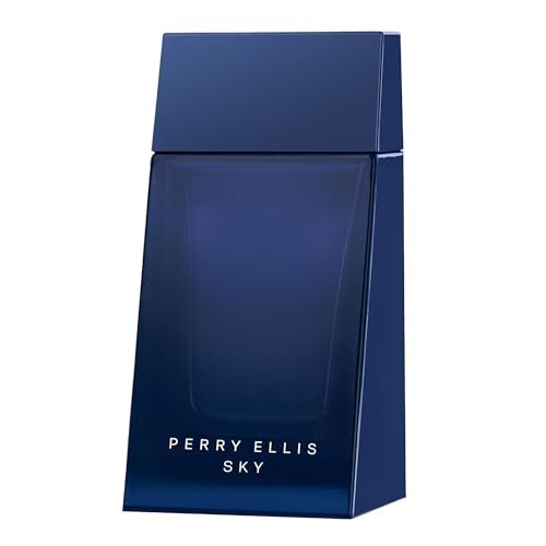 Perry Ellis Sky Eau De Toilette Spray for Men - 3.4 fl oz (100 mL) - Long Lasting Citrus & Woody Fragrance Avelisse