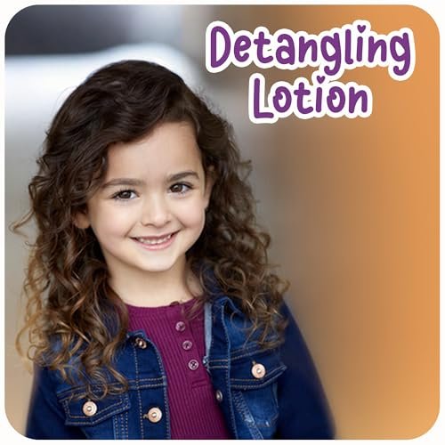 Ricitos de Oro Detangler Spray for Kids: Detangles and Softens Curls, Shea Butter Infused for Soft Hair, Frizz-Free Control, Sensitive Scalps Safe, Keeps Curls Bouncy and Defined, 6.7 oz (2-Pack) - görsel 4