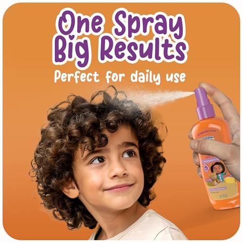 Ricitos de Oro Detangler Spray for Kids: Detangles and Softens Curls, Shea Butter Infused for Soft Hair, Frizz-Free Control, Sensitive Scalps Safe, Keeps Curls Bouncy and Defined, 6.7 oz (2-Pack) - görsel 12