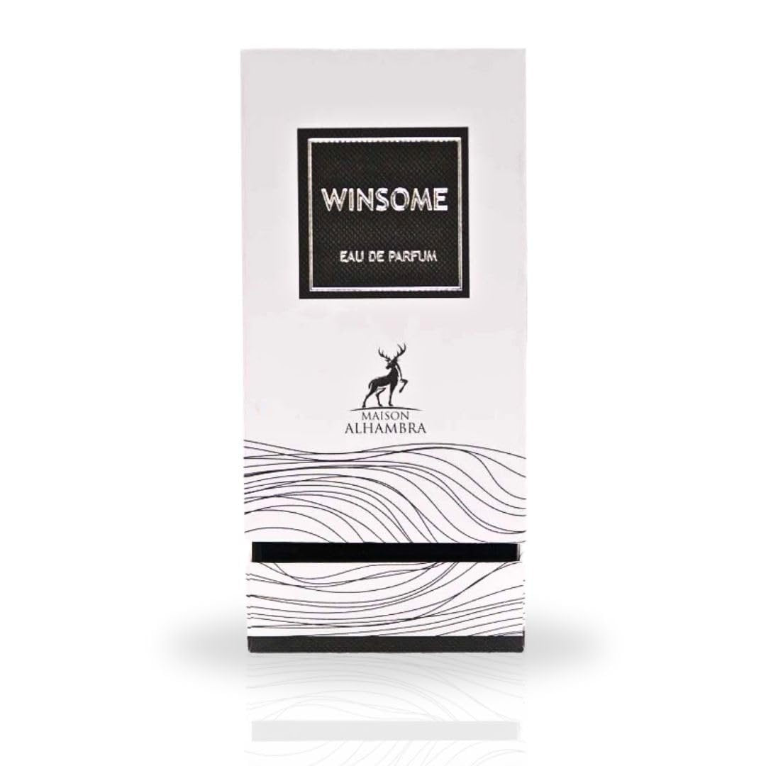 Maison Alhambra Winsome Eau de Parfum – Fresh, Spicy, Floral, Gourmand Long-Lasting Unisex Fragrance, 3.0 oz / 90 ml Avelisse