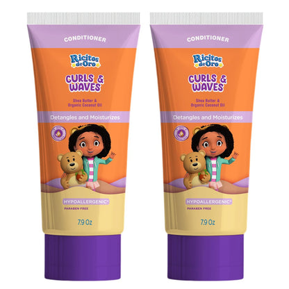 Ricitos de Oro Curl Conditioner - Hydrating 2-Pack for Defined, Weightless Curls - Safe for All Hair Types Avelisse