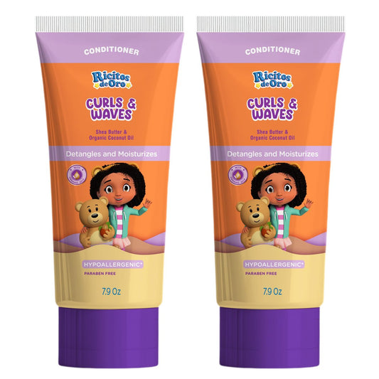 Ricitos de Oro Curl Conditioner - Hydrating 2-Pack for Defined, Weightless Curls - Safe for All Hair Types Avelisse