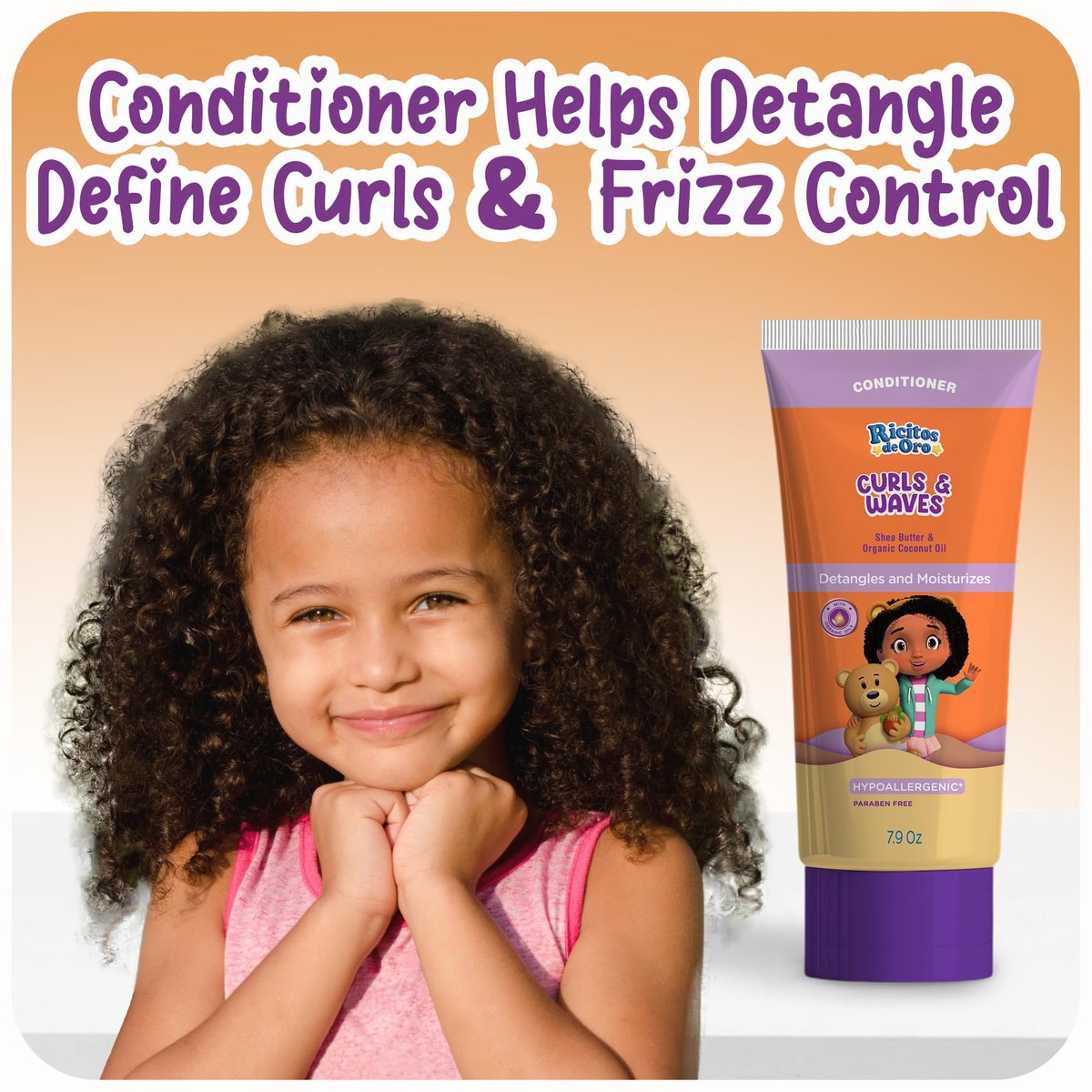 Ricitos de Oro Curl Conditioner - Hydrating 2-Pack for Defined, Weightless Curls - Safe for All Hair Types Avelisse