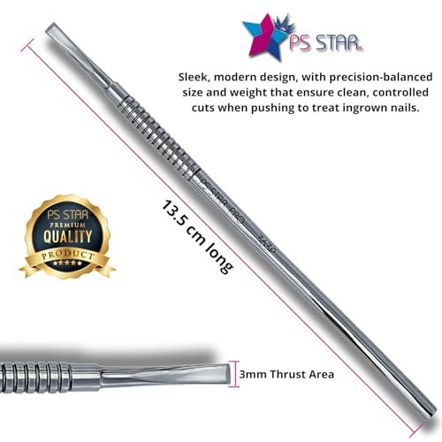 Ps Star 363P PODO PRO Ingrown Toenail Guide – Surgical Steel Cutter for Podiatry & Pedicure Avelisse