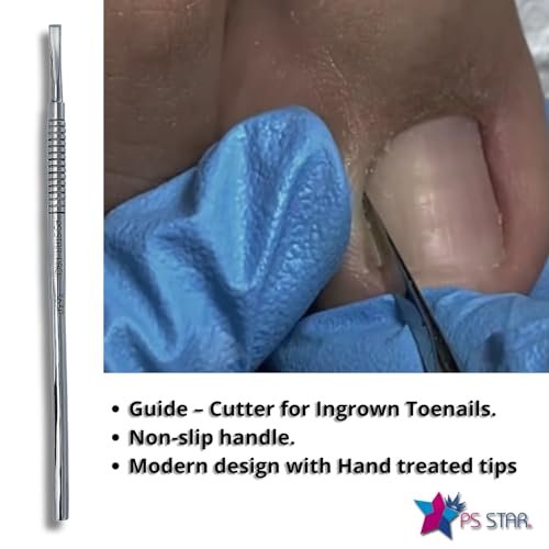 Ps Star 363P PODO PRO Ingrown Toenail Guide – Surgical Steel Cutter for Podiatry & Pedicure Avelisse