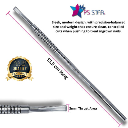 Ps Star 363P PODO PRO Ingrown Toenail Guide – Surgical Steel Cutter for Podiatry & Pedicure Avelisse