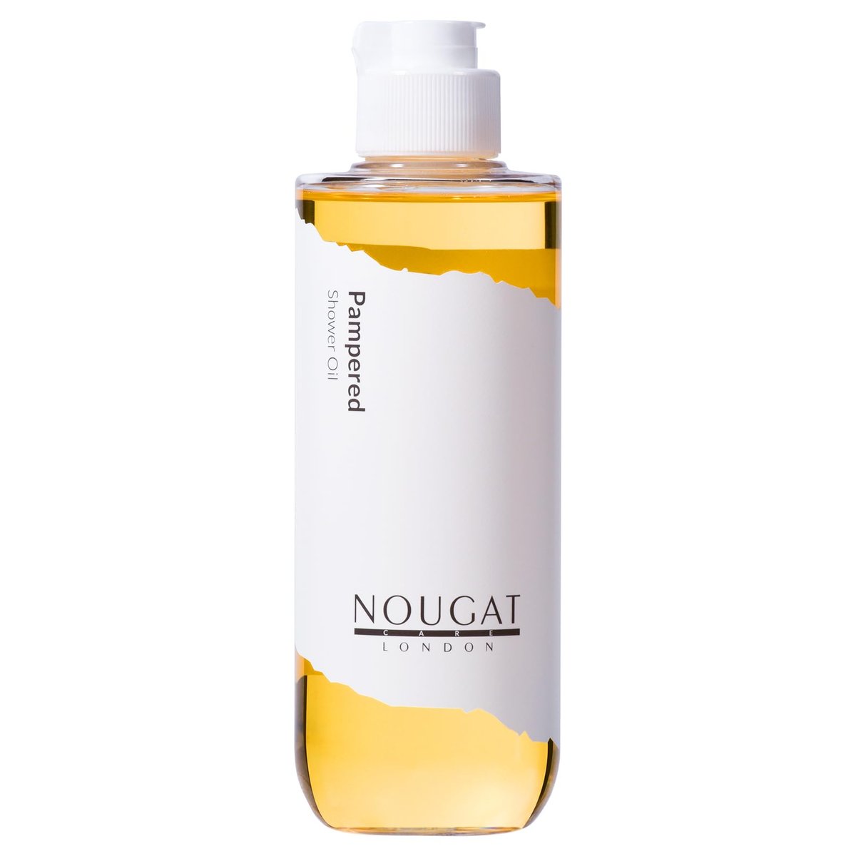 NOUGAT Pampered Shower Oil - Transforming Oil-to-Milk Body Cleanser for Makeup & Sunscreen Removal, Hydrating Botanical Wash for Dry Skin, Exotic Scent, 372g - görsel 1