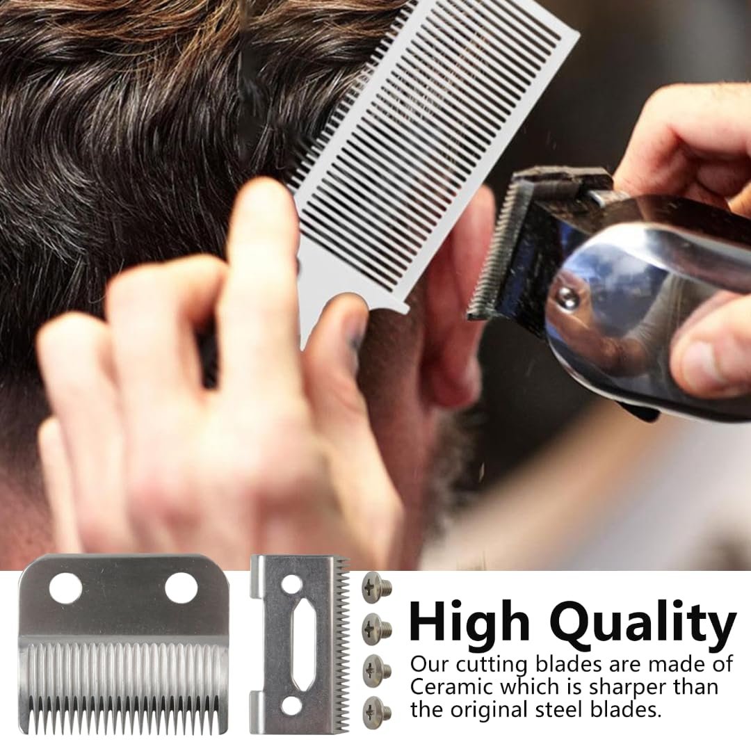 WELURE Replacement Blade with Kit for Wahl Precision / Precision Premium Smooth Cut - Ceramic 2-Hole - görsel 9