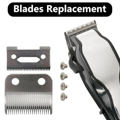WELURE Replacement Blade with Kit for Wahl Precision / Precision Premium Smooth Cut - Ceramic 2-Hole