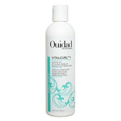 Ouidad VitalCurl+ Leave In Styling Hair Serum - Lightweight Hydrating Curl Serum 8.5 oz Avelisse