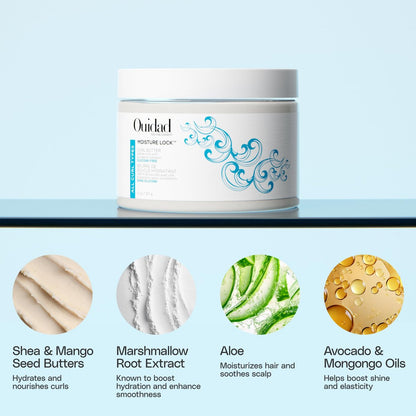 Ouidad Moisture Lock Curl Butter - Nourishing & Hydrating Cream for Defined, Elongated Curls (11 oz) Avelisse